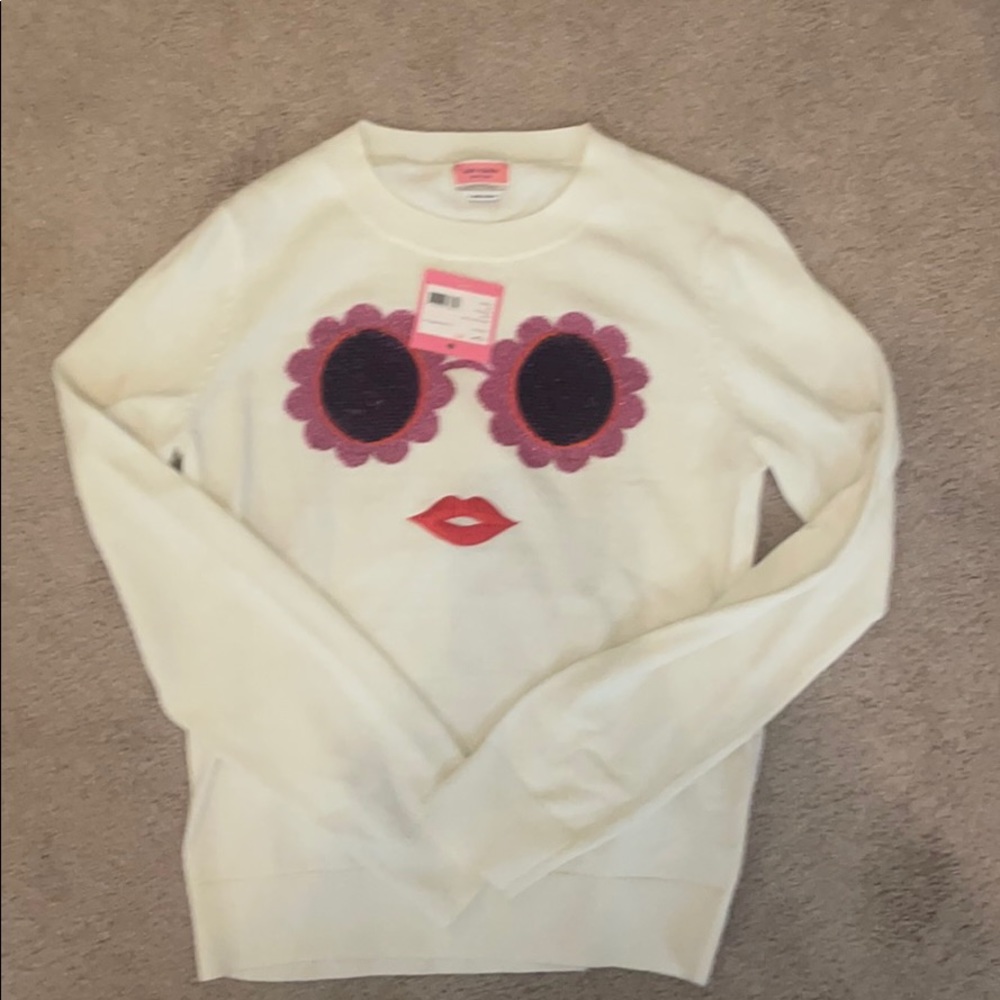 Kate Spade sequin sunnies sweater